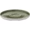 CHURCHILL Stonecast Burnished Green Mělký talíř s vyvýšeným okrajem, průměr: 260 mm