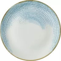 CHURCHILL Homespun Accents Aquamarine talerz płaski, coup, ø: 260 mm