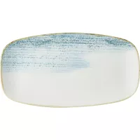 CHURCHILL Homespun Accents Aquamarine Talíř mělký, délka: 298 mm