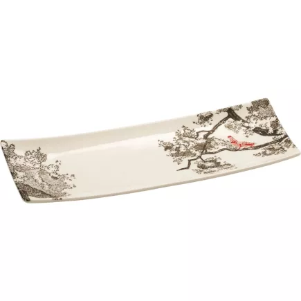 LE COQ Kerasiá Talíř obdélníkový, výška: 20 mm, délka: 210 mm, šířka: 80 mm