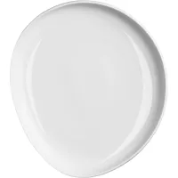 LE COQ Ninfa Taler płaski, długość: 280 mm, szerokość: 250 mm, błyszczący, matowy/biały