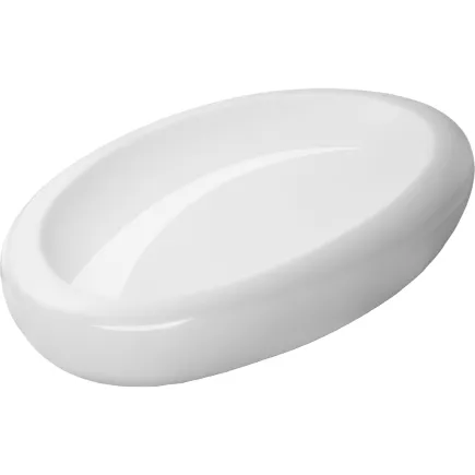 LE COQ Ninfa Talerz owalny, długość: 315 mm, szerokość: 210 mm, błyszcząca, matowa/biała