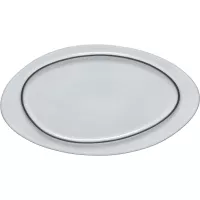 COSTA NOVA Ambar talerz płaski, owalny, biały, długość: 369 mm