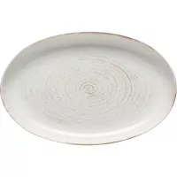 COSTA NOVA Vermont talerz owalny, wysokość: 45 mm, długość: 408 mm, kremowy