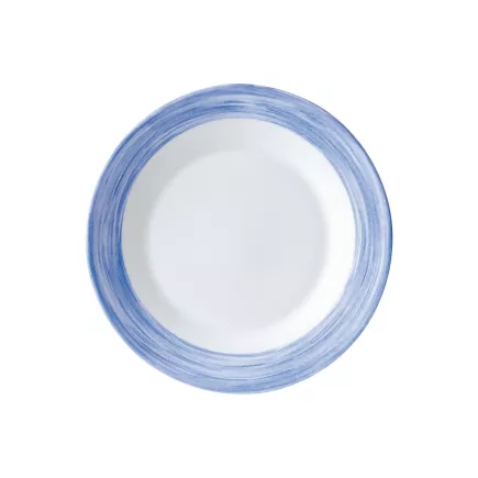 Płytki talerz Arcoroc Brush średnica 25,2 cm, niebieski