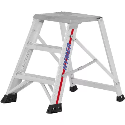 ALU-PRO Schodki składane Typ 71020: Stopnie: 3, Długość: 900 mm