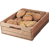 Nazwa produktu w języku polskim to: "CONTACTO skrzynka drewniana GN 1/1, wysokość: 100 mm, długość: 530 mm, szerokość: 325 mm".