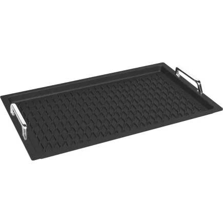AMT GASTROGUSS GN-BBQ-Platte-1/1, długość: 530 mm, z uchwytami, do użycia na indukcji