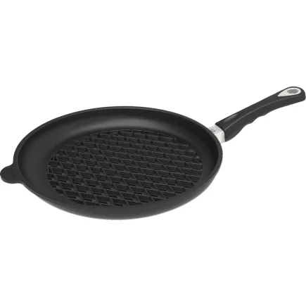 AMT GASTROGUSS patelnia z rusztem grillowym, ø: 320 mm