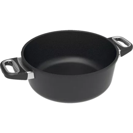 AMT GASTROGUSS Garnek do duszenia, odpowiedni do indukcji, pojemność: 4,00 litry, średnica: 260 mm