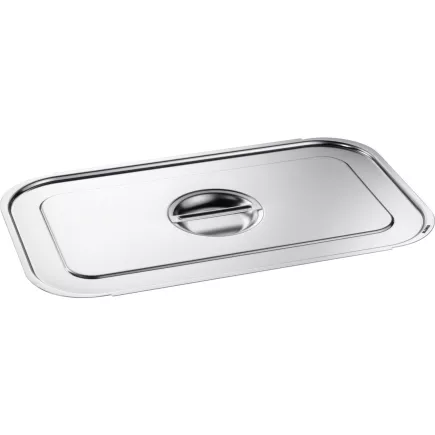 B.PRO GN-Deckel 18/10 ze stali nierdzewnej, z uchwytem, GN: 1/4
