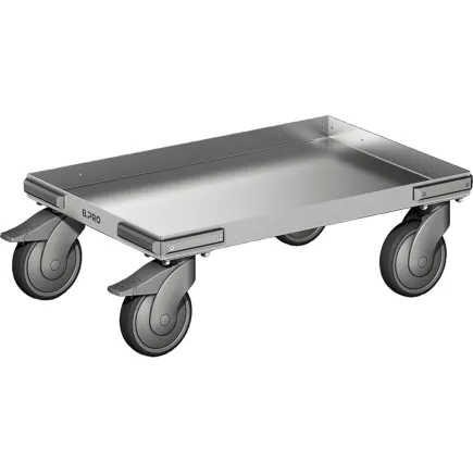 B.PRO Platformový vozík TRE 6 x 4 pro euro kontejnery, bez posuvného držadla