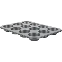 Forma na muffiny z powłoką nieprzywierającą, na 12 sztuk, długość: 345 mm
