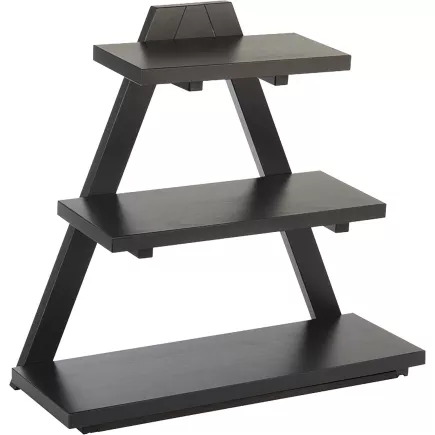 APS Triangle Stojak bufetowy, wenge, wysokość: 550 mm, długość: 530 mm, szerokość: 210 mm