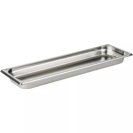 Nerezová gastronádoba APS GN 2/4 18/10, hloubka: 40 mm, objem: 2,40 litru