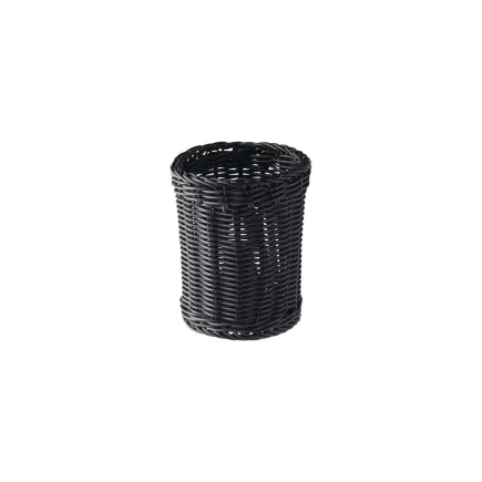 APS Economic Koš na příbory, černý, výška: 150 mm, průměr: 120 mm