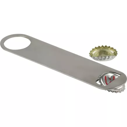 APS Kellner-otwieracz do butelek, wysokość: 5 mm, długość: 180 mm, szerokość: 40 mm, srebrny