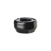 APS Casual popielnica, czarna, wysokość: 43 mm, ø: 120 mm