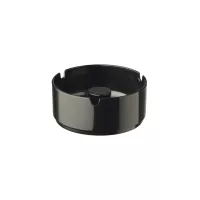 APS Casual Popelník, černý, výška: 43 mm, průměr: 95 mm