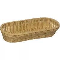 APS Profi Line Kosz na bagietki owalny, beżowy, wysokość: 80 mm, długość: 280 mm