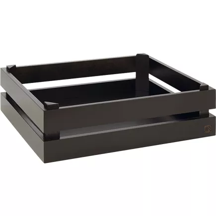 APS Superbox skrzynka drewniana, GN 1/2, czarna, wysokość: 105 mm, długość: 350 mm