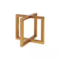 APS Wood Bufetový stojan, světlý, výška: 175 mm, délka: 200 mm, šířka: 200 mm