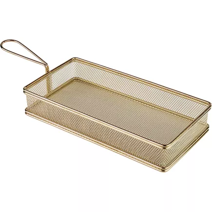 APS Snackholder Servírovací fritézový koš, zlatý