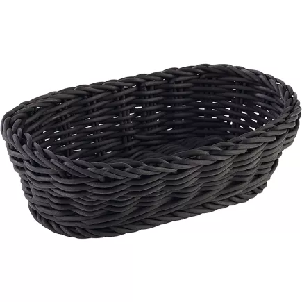 APS Profi Line Kosz ovalny, czarny, wysokość: 60 mm, długość: 190 mm, szerokość: 120 mm