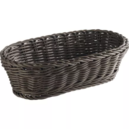 APS Profi Line Baguette koš oválný, tmavě hnědý, výška: 80 mm, délka: 280 mm