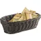 APS Profi Line Baguette koš oválný, tmavě hnědý, výška: 80 mm, délka: 280 mm