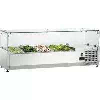 BARTSCHER Chladící vitrína GL3 3 x 1/3 GN + 1 x 1/2 GN