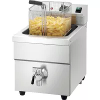 BARTSCHER Indukční fritéza 8L s vypouštěcím kohoutem na olej