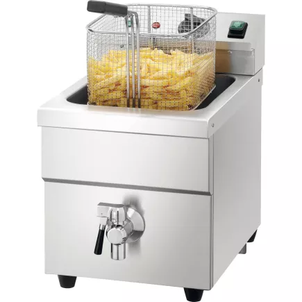 BARTSCHER Indukční fritéza 8L s vypouštěcím kohoutem na olej