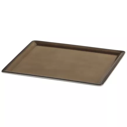 FRILICH Raiser porcelánové desky GN, karamel, částečný talíř 1/2 GN
