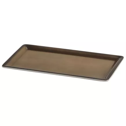FRILICH Raiser porcelánové talíře GN, karamel, dílčí talíř 1/3 GN
