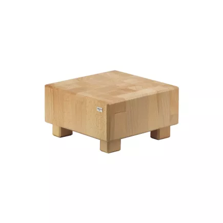 FRILICH PURE NATURE Blatnik rzeźniczy S-Cube Buk, masyw (Naturalny), H: 120 mm