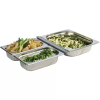 Sada nerezových gastro nádob APS, výška: 85 mm, délka: 330 mm, šířka: 270 mm