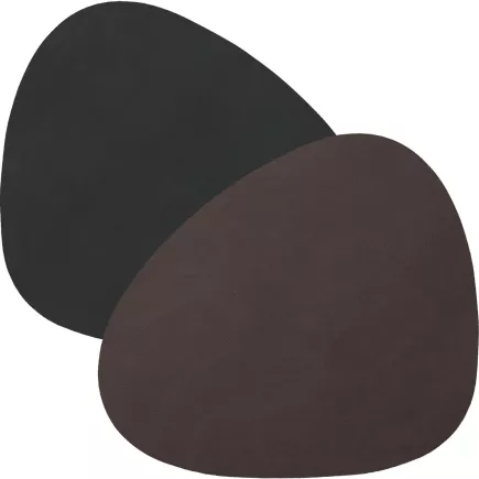 LINDDNA Podložka pod sklenice, křivka, Double, Nupo Purple / Nupo black