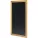 Long nástěnné křídové tabule, výška: 1000 mm, délka: 560 mm, teak, lakováno