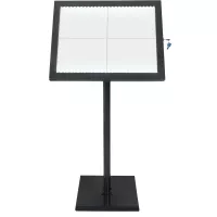 Black StarL LED informační displejový set, černý