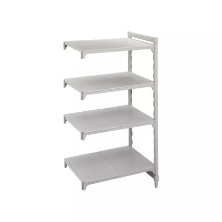 CAMBRO přídavný regál, uzavřený, výška: 1800 mm, délka: 1235 mm, hloubka: 400 mm