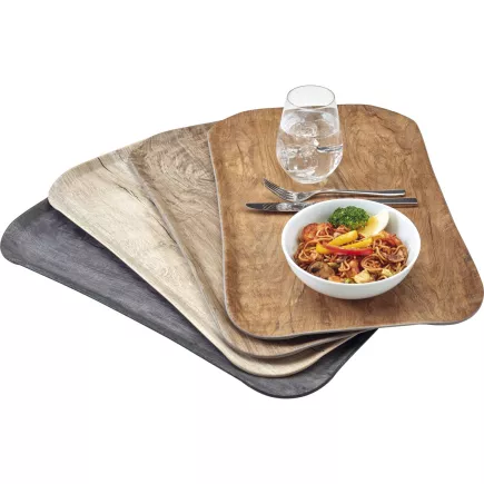 CAMBRO Century podnos z polyesteru, délka: 330 mm, šířka: 430 mm, světlý dub
