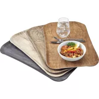 CAMBRO Century podnos z polyesteru, délka: 370 mm, šířka: 530 mm, světlý dub