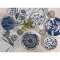 TOGNANA Navy Bloom Kubek z uchwytem, wysokość: 90 mm, średnica: 85 mm