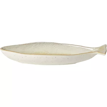 COSTA NOVA Dori Talerz na rybę, perłowy, długość: 200 mm, szerokość: 66 mm