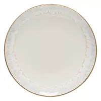 COSTA NOVA Taormina talerz płaski, biało-złoty, wysokość: 23 mm, średnica: 167 mm