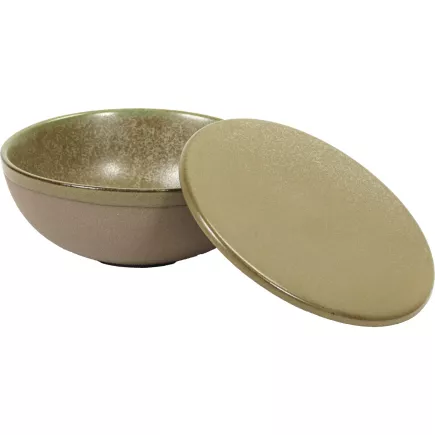 SERAX Surface Miska z pokrywką, camo green, ø: 130 mm
