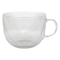 Conical  Kubek duży, szklany, ryflowany, wysokość: 83 mm, ø: 106 mm