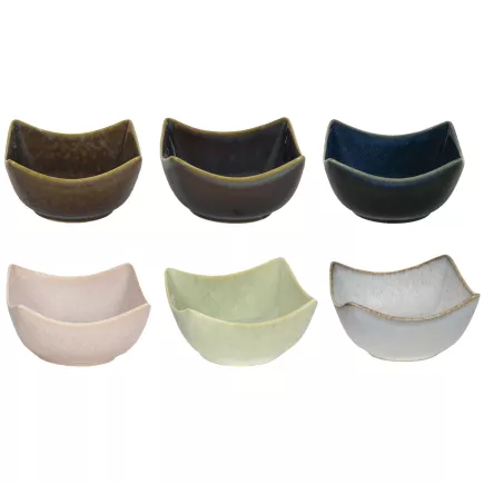 Miska ceramiczna, różne kolory, wysokość: 52 mm, Średnica: 94 mm