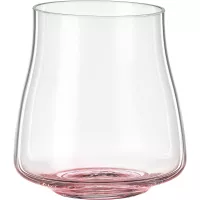 BOHEMIA CRISTAL Alex rose Sklenice na pití, objem: 0,35 litru, výška: 99 mm